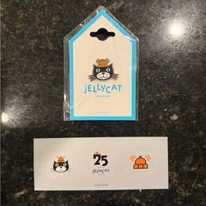 Jellycat Pin and Stickers for 25th Anniversary!
